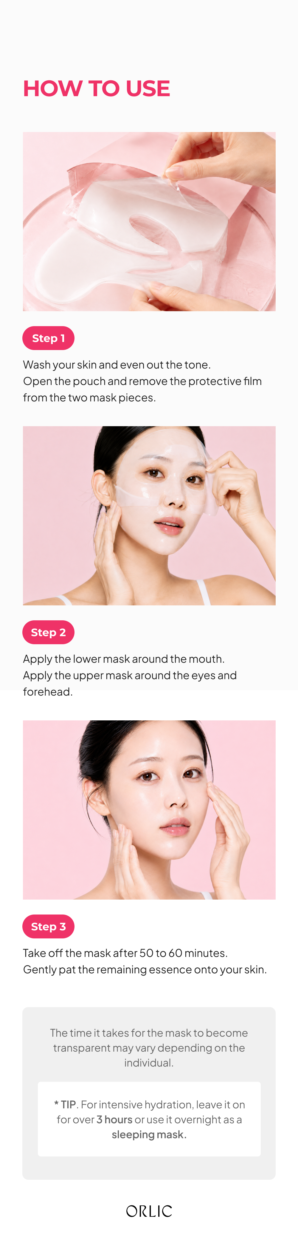 [ORLIC] Skinveil Centella Exosome Gel Mask 1Box (5masks)