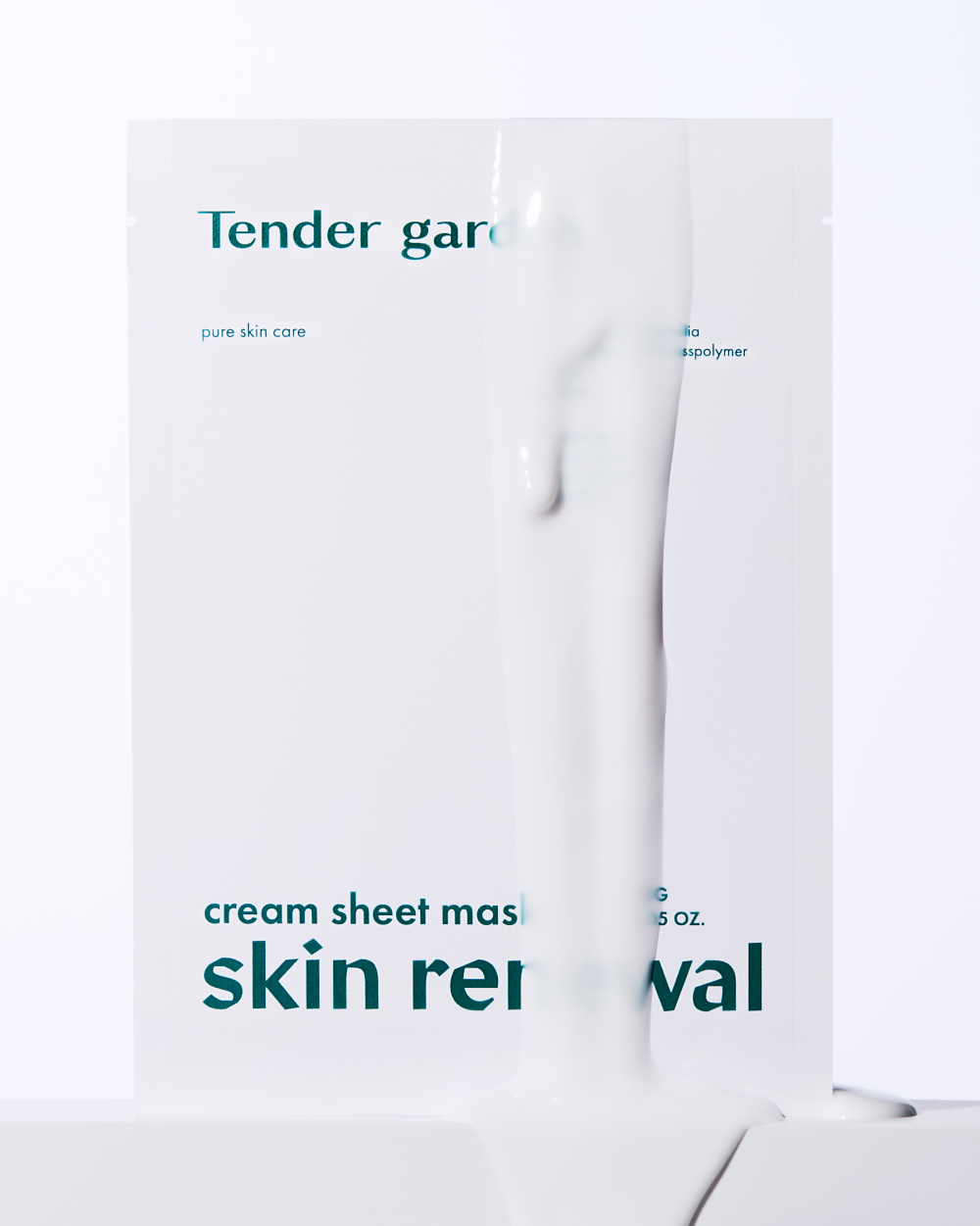 [Tender garden] Cream sheet mask